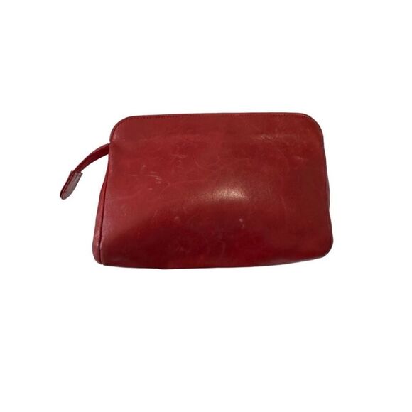 Chanel red leather big pouch - Picture 9 of 16
